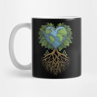 Love Earth Day Heart Environmental Save Our Planet Mug